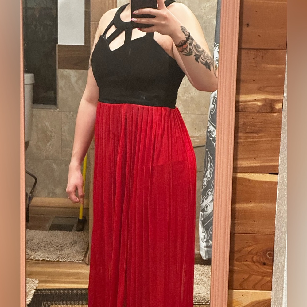 Black & Red Dress